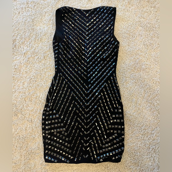 Jovani Studded Short Cocktail Prom Dress 0 - Picture 6 of 6